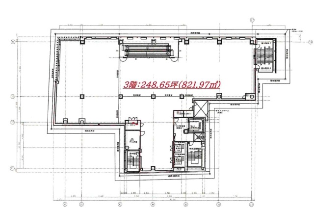 プライム銀座柳通りビル3F 間取り図