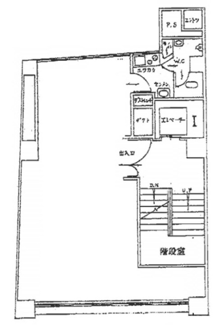 赤坂ビル6F 間取り図