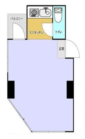 キャピタルプラザ大久保ビル3F 間取り図
