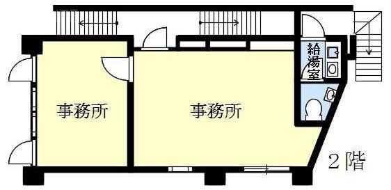 KEビル2F 間取り図