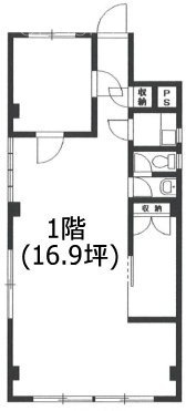 ホンダビル1F 間取り図