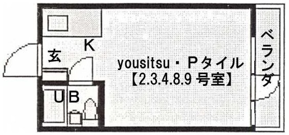 エステート西荻ビル3F 間取り図