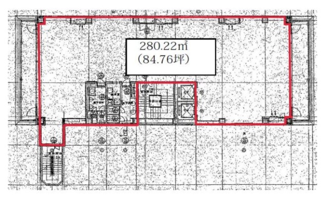 HF日本橋大伝馬町ビル6F 間取り図