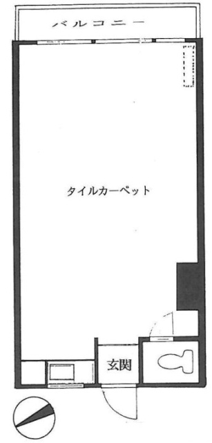 原宿第2コーポ5F 間取り図