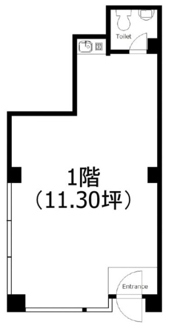 須山ビル1F 間取り図