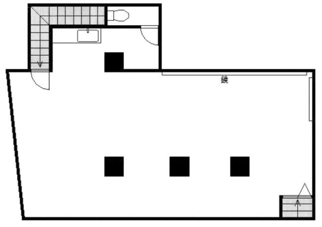 文化マンションB1F 間取り図