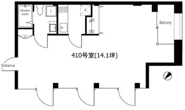 ワイエスガーデン410 間取り図
