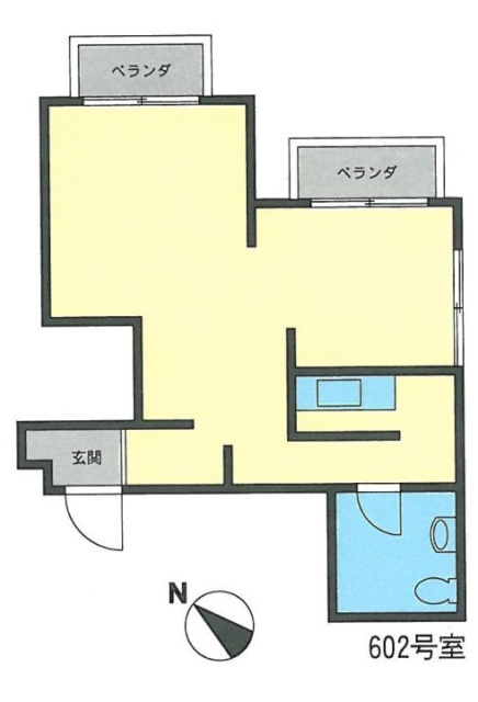 三船ビル602 間取り図
