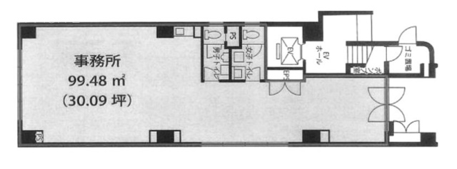 芝シムラビル1F 間取り図