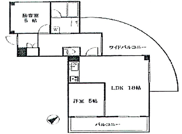 フラワータイムビル7F 間取り図