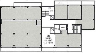 水道橋西口会館504 間取り図