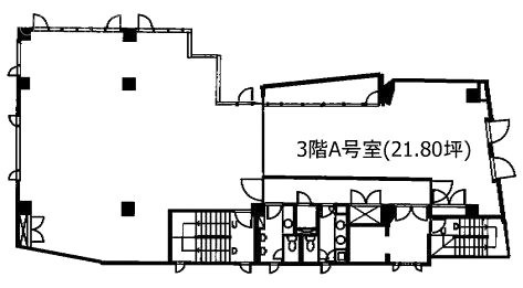 代官山宝ビルⅡA 間取り図