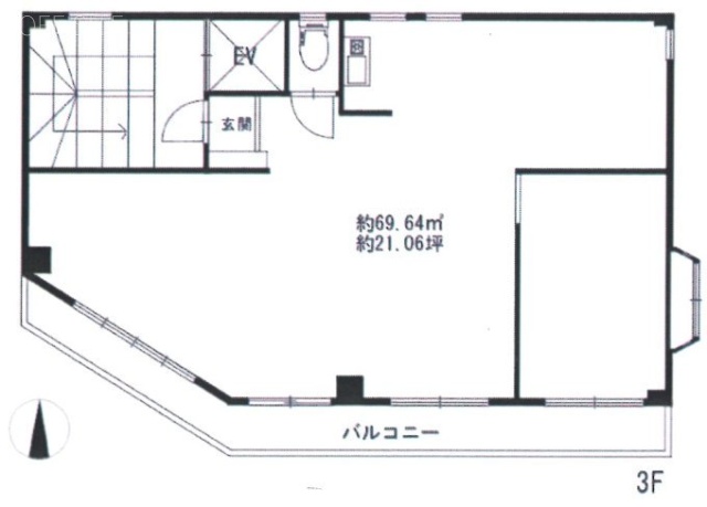 第2TRビル3F 間取り図