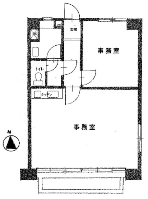 カーサ四谷504 間取り図