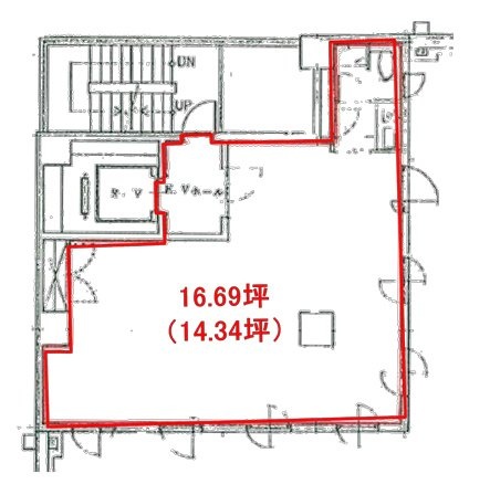 新京橋ビル9F 間取り図