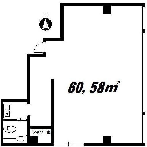 高山ビル2F 間取り図