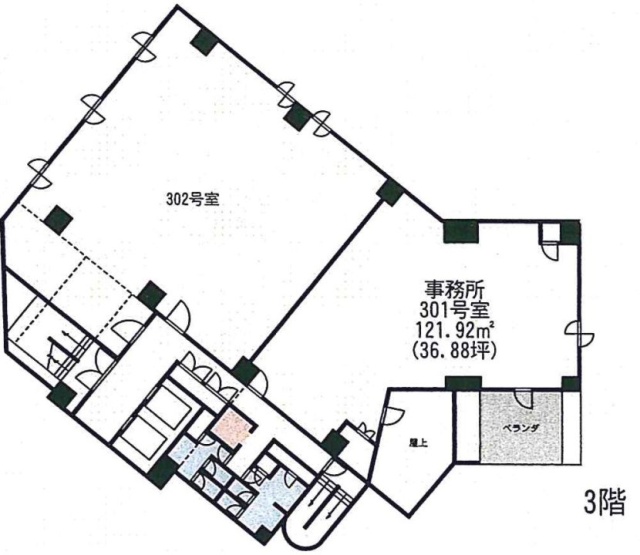 モリタビル西池袋302 間取り図