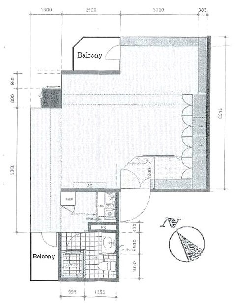東武ハイライン銀座2丁目301 間取り図