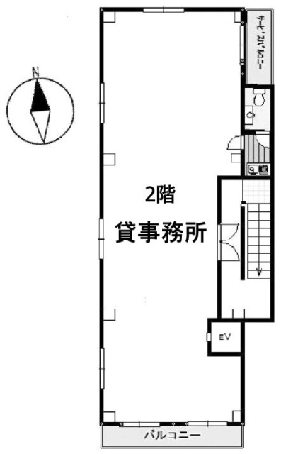 泉ビル2F 間取り図