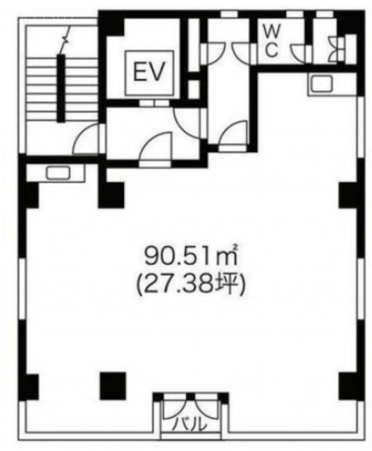 オリオンビル3F 間取り図