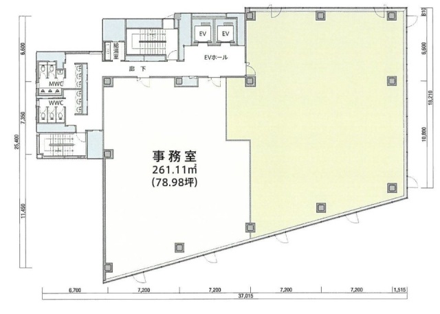 ニッセイ永田町ビル8F 間取り図