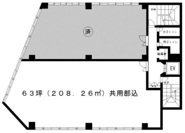 第3久我屋ビル4F 間取り図
