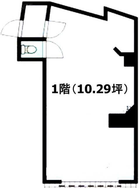 古屋ビル1F 間取り図