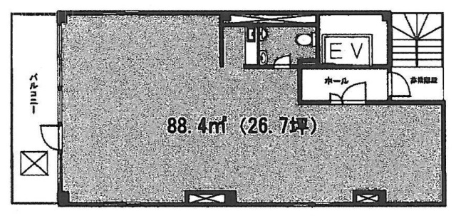 しんまつビル7F 間取り図