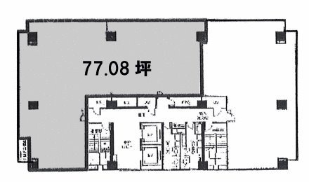 関内トーセイビルⅢ3F 間取り図