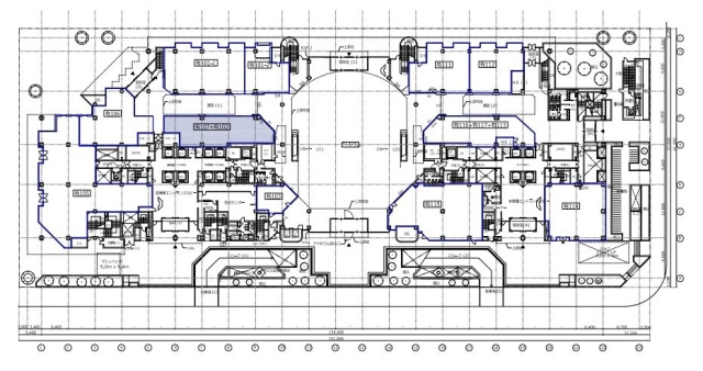 有明フロンティアビルA棟1F 間取り図