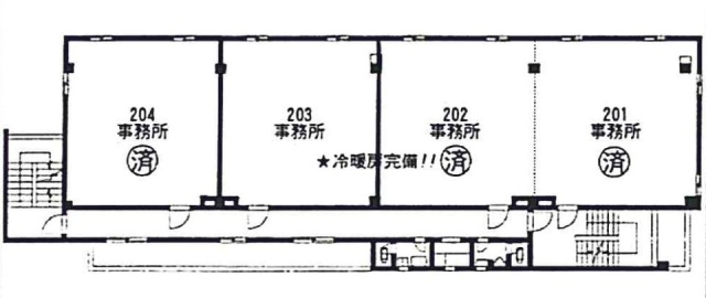 永和ビル203 間取り図