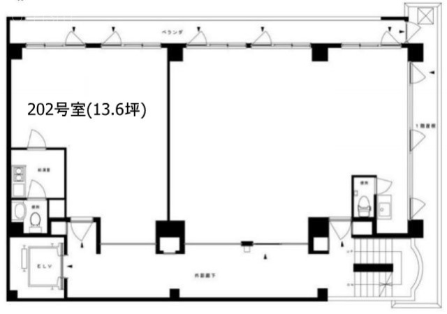 サンリット亀有202 間取り図