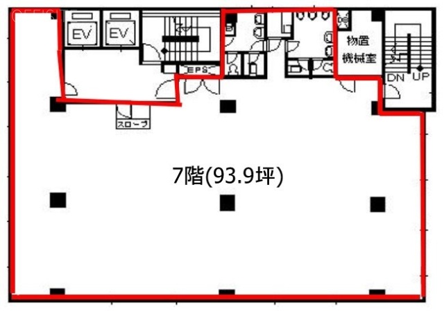 ファースト岡田ビル7F 間取り図