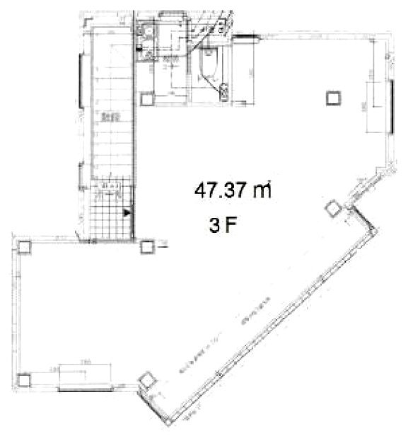横川ビル3F 間取り図