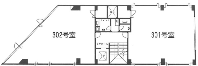 立花書房ビル302 間取り図