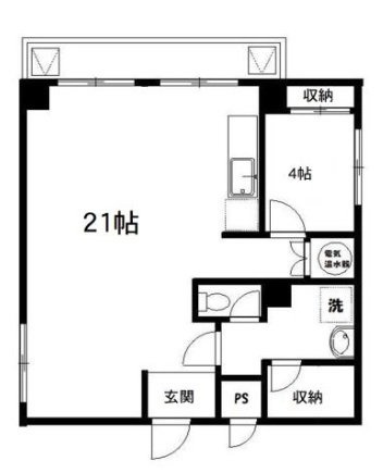アマデウスハウス209 間取り図