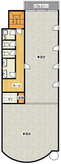 新宿1丁目ビル5F 間取り図