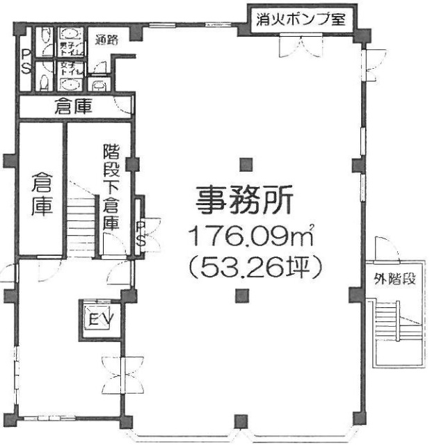 松濤オリンピアビル1F 間取り図