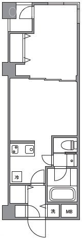 ストークメイジュ402 間取り図