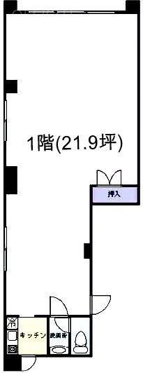 サン・クレシェンテ1F 間取り図