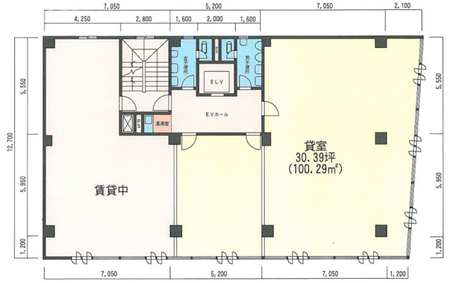 郵政福祉虎ノ門第1ビル6F 間取り図