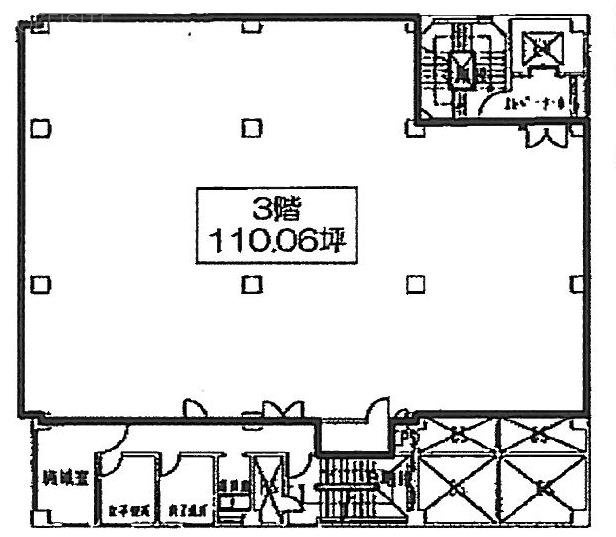 銀座2丁目松竹ビルANNEX3F 間取り図