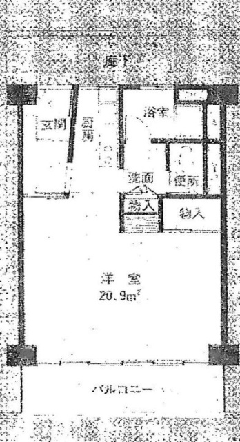 原宿アパートメンツビル602 間取り図