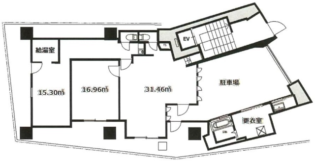 エスプリビル1F 間取り図