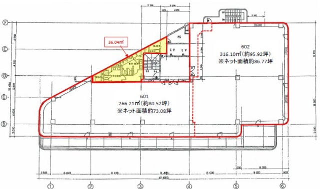 KDX高田馬場ビル601 間取り図