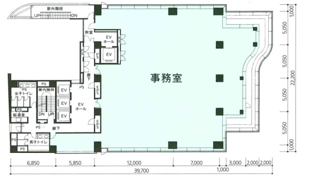 Daiwa西新橋(共同西新橋)ビル5F 間取り図