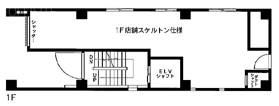 銀座大竹ビジデンス1F 間取り図