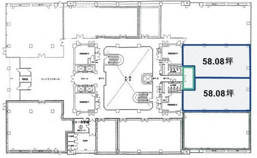 新溝ノ口ビル1F 間取り図