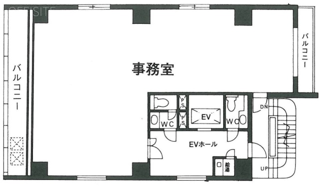 矢崎ホワイトビル2F 間取り図