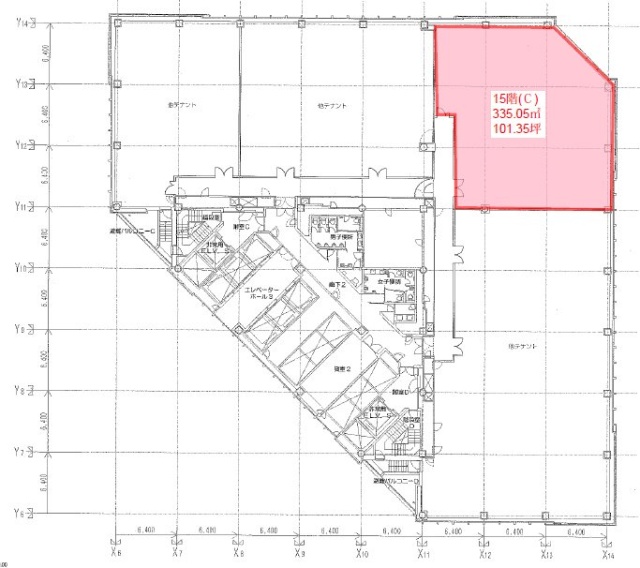 大手町ファーストスクエアイーストタワーC 間取り図